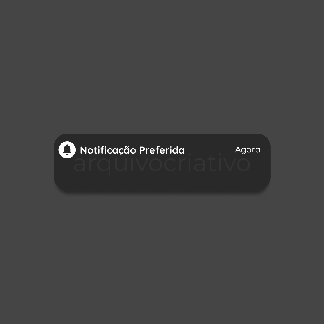 Notificação preferida