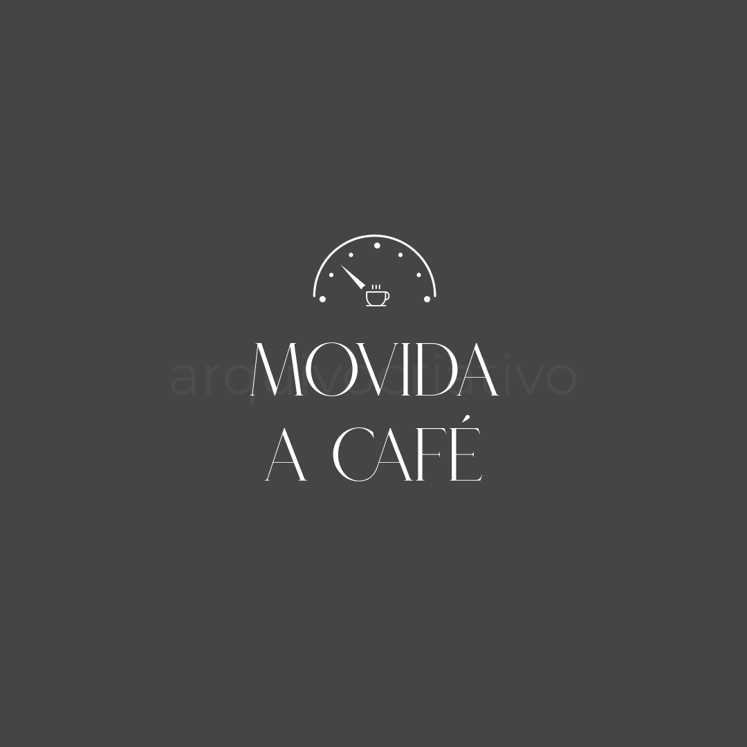 Movida a café com ícone
