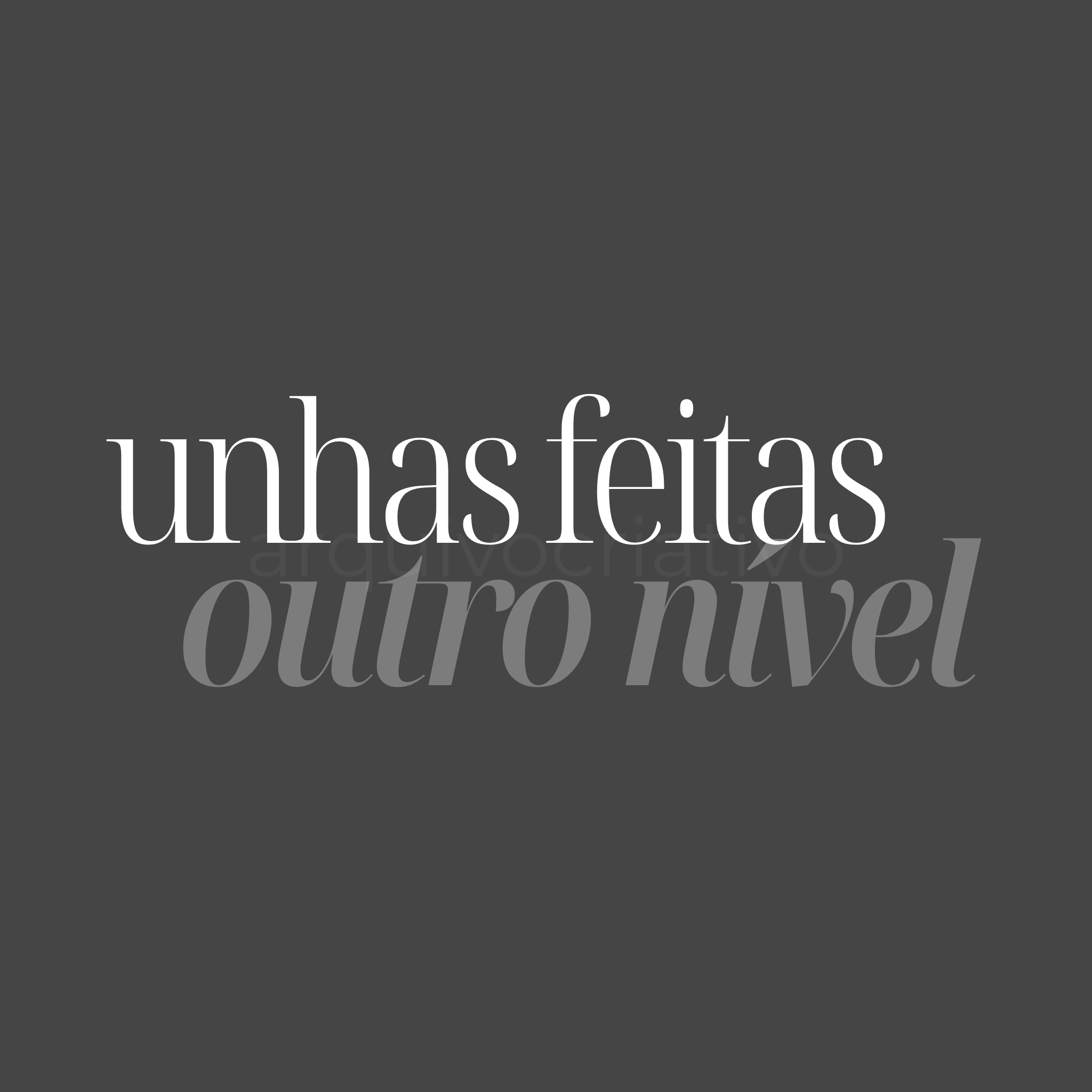 Unhas feitas outro nível