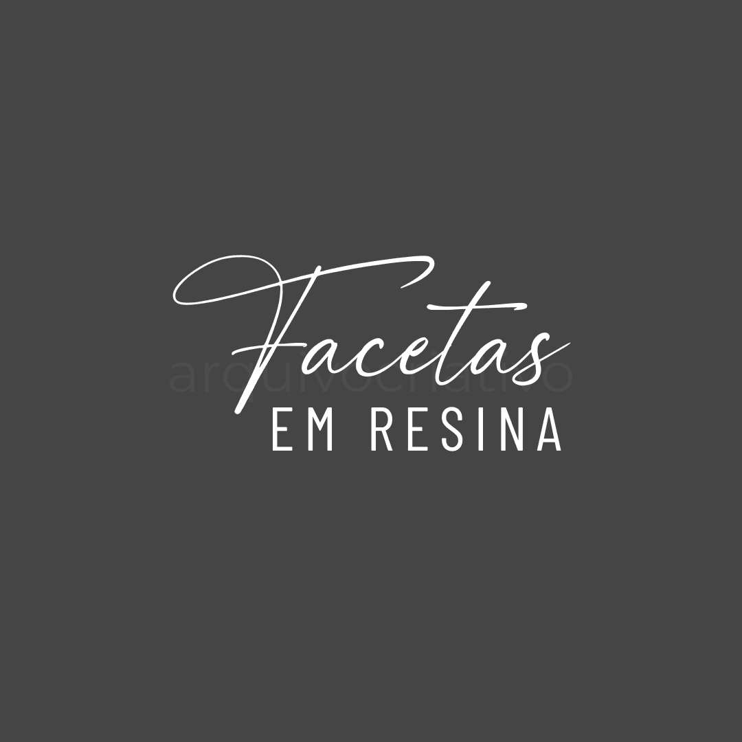 Facetas em resina
