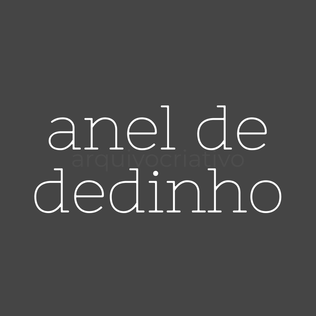 Anel de dedinho