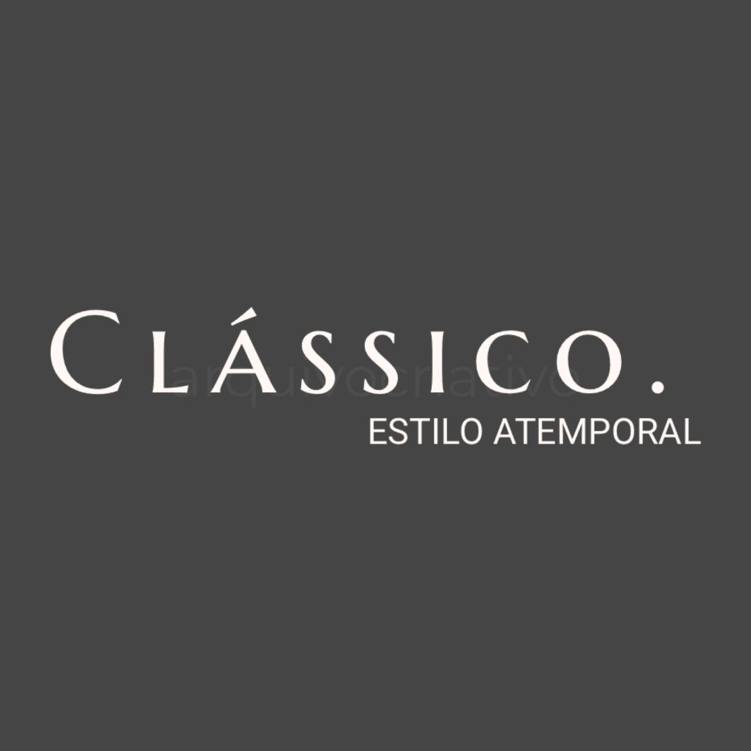 Clássico estilo atemporal (b)