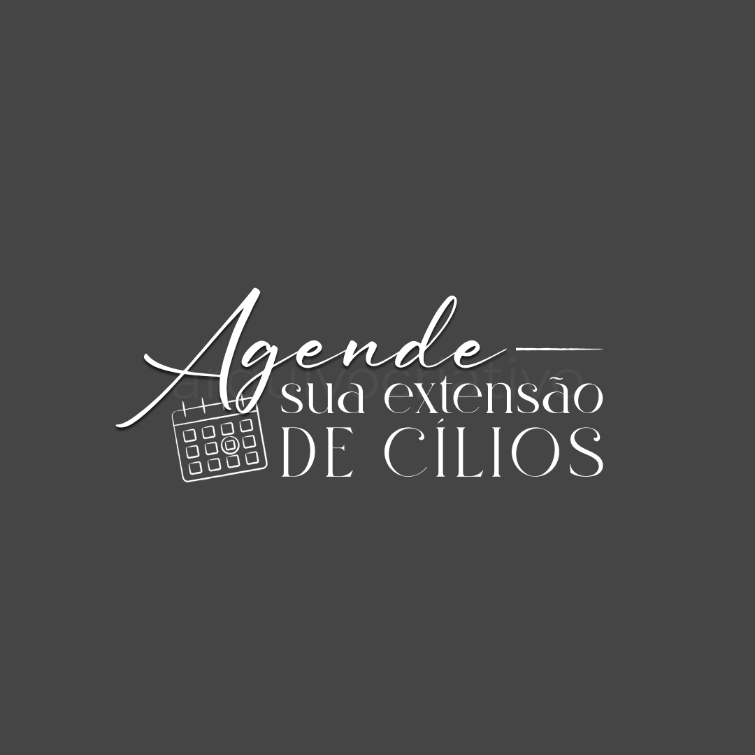 Agende sua extensão de cílios