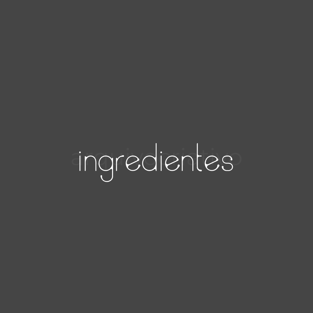Ingredientes