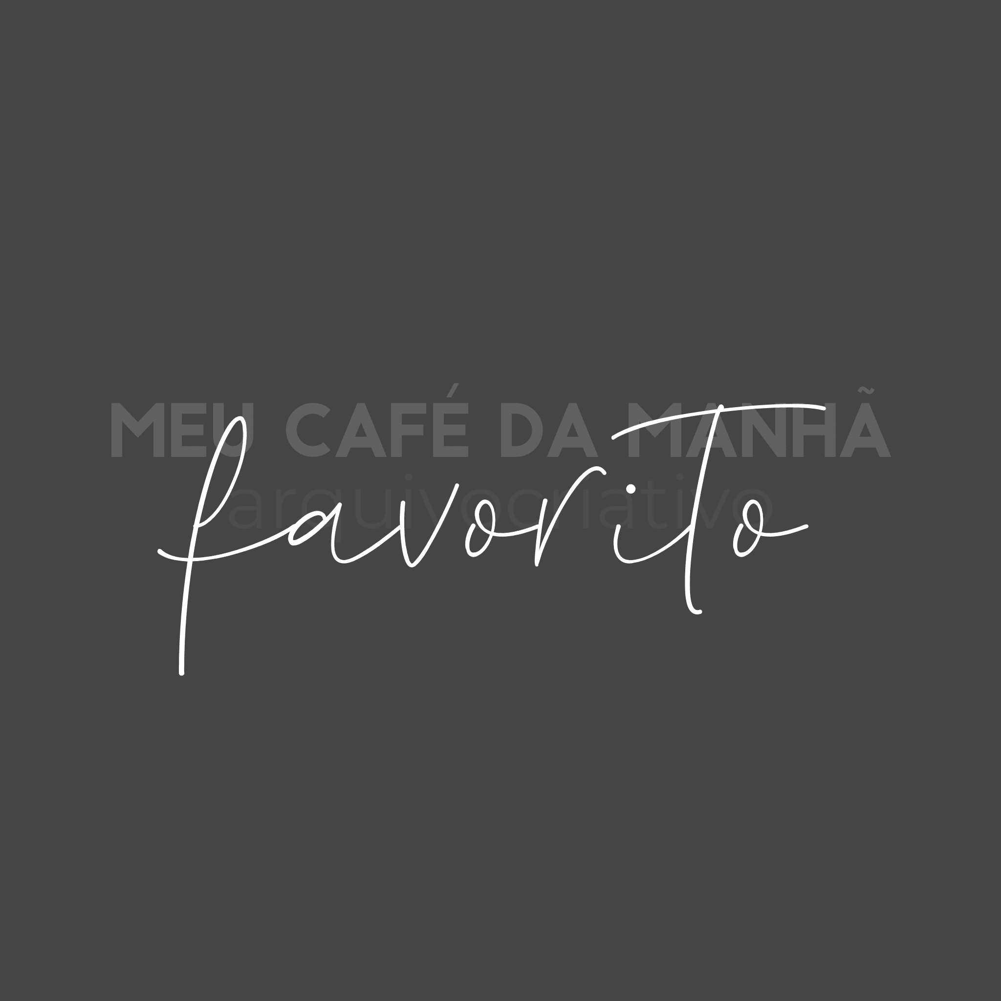 Meu café da manhã favorito