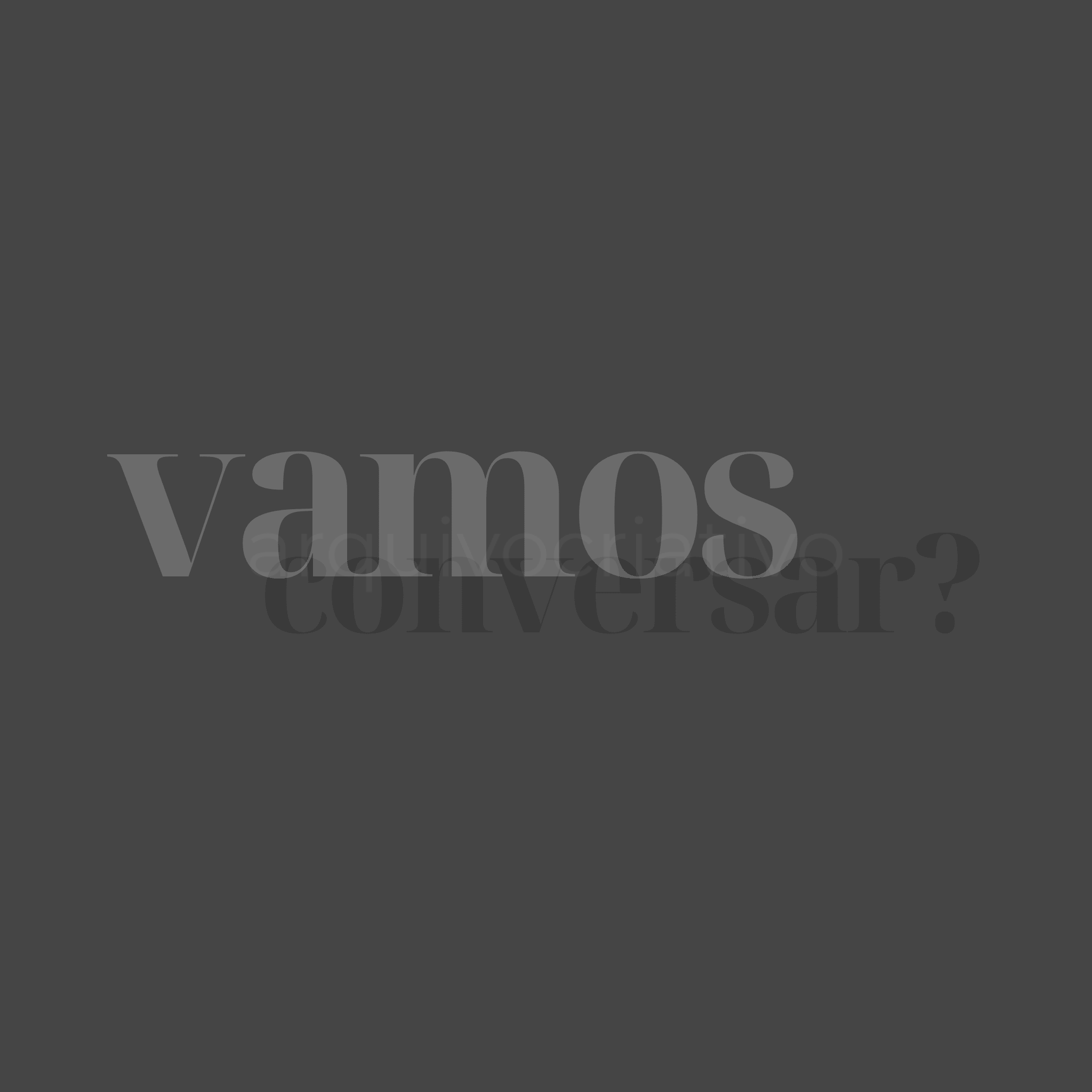 Vamos conversar