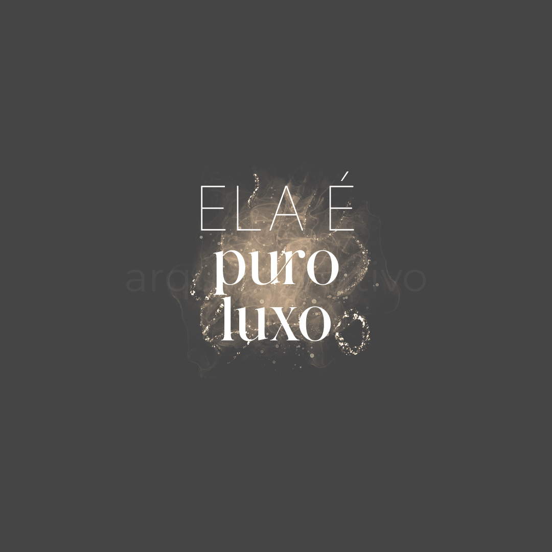 Ela é puro luxo