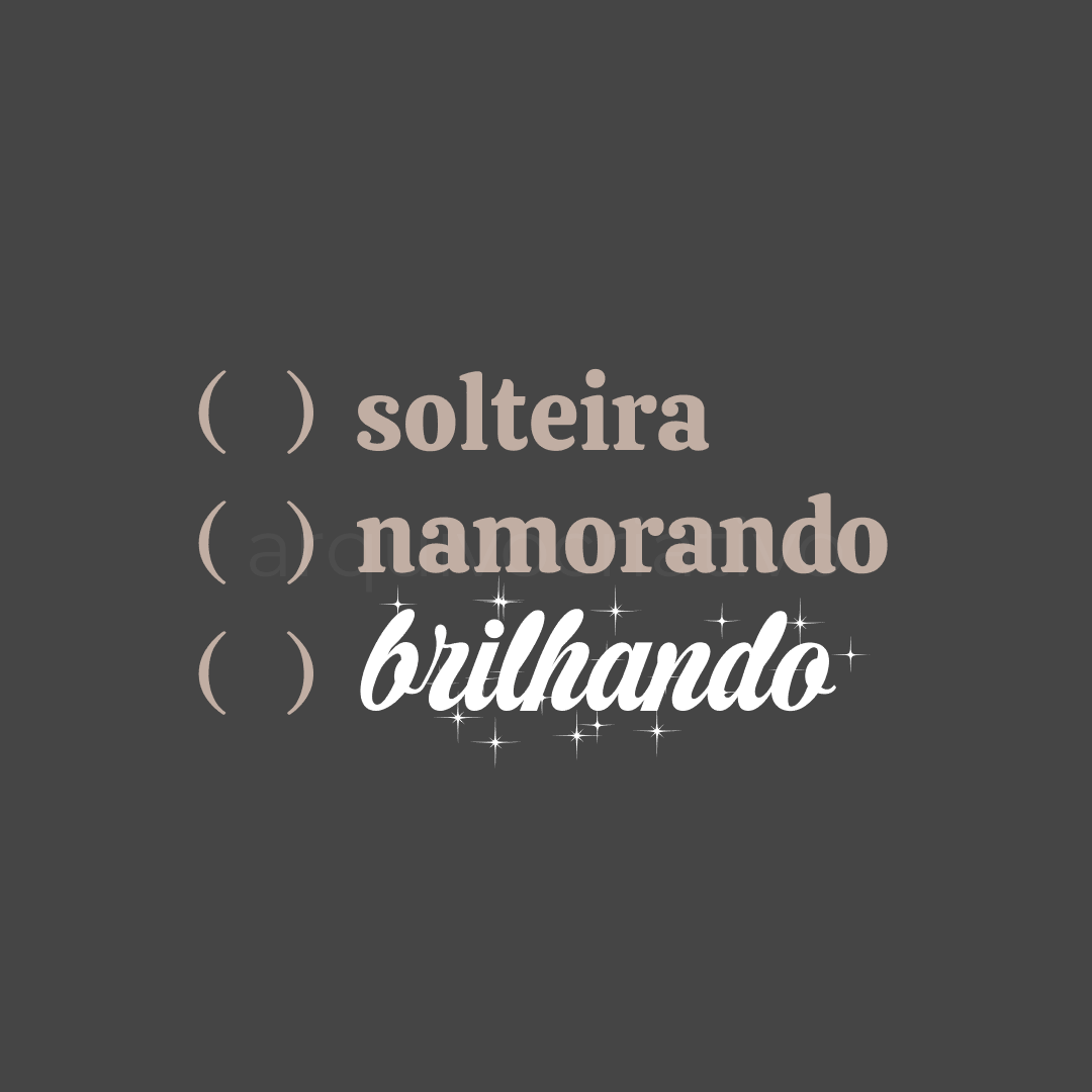 Solteira namorando brihando