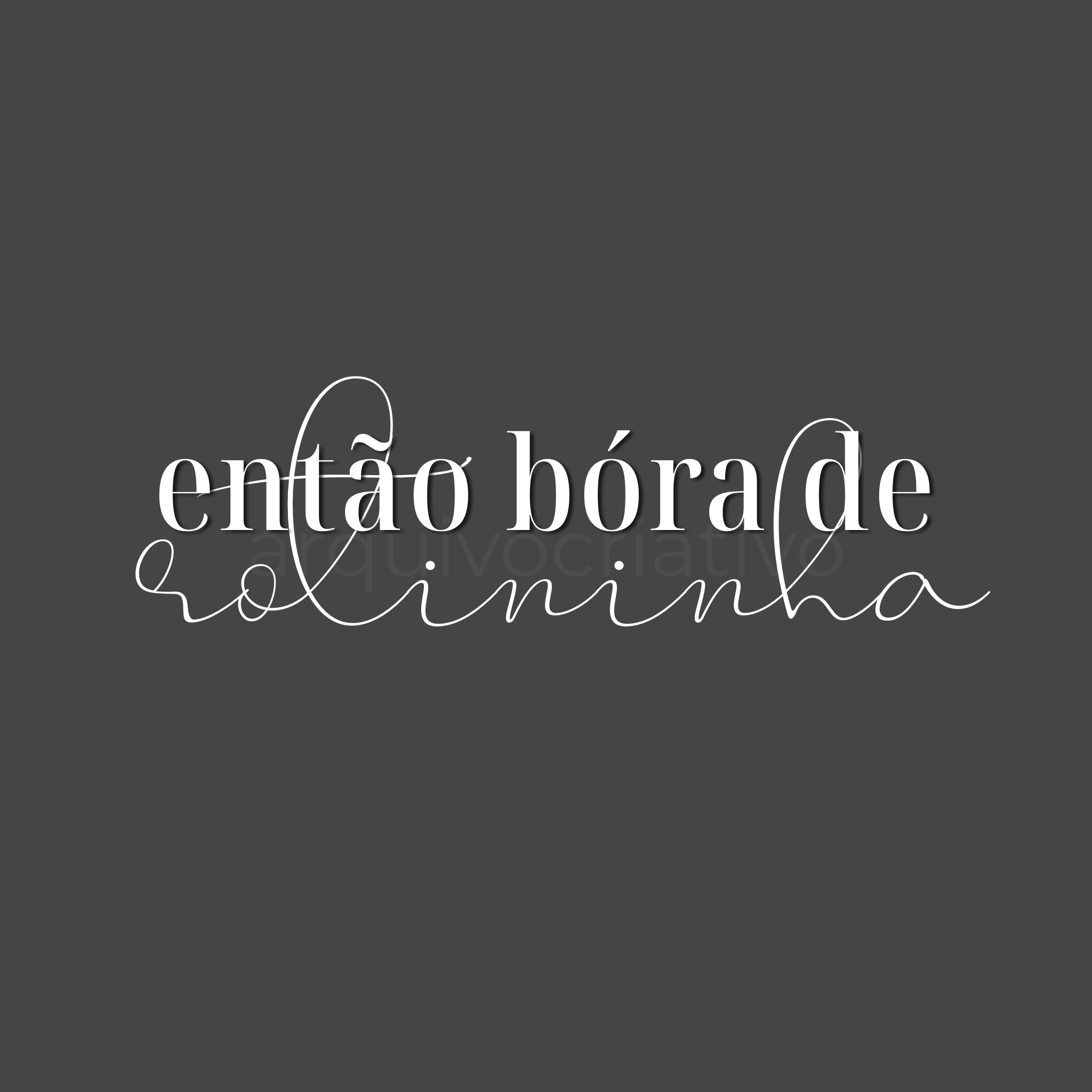 Então bóra de rotininha