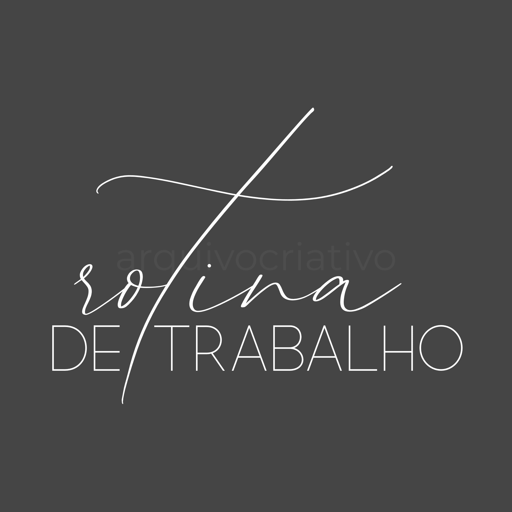 Rotina de trabalho